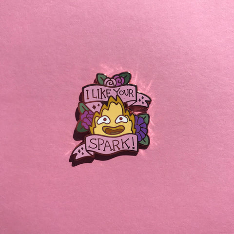 I Like Your Spark! Calcifer Pin