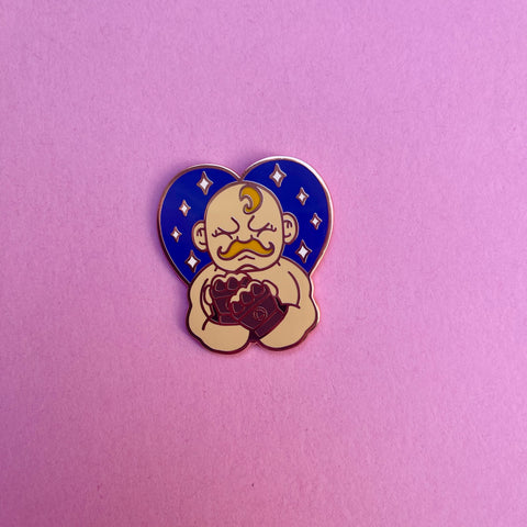 Armstrong Blue Heart Pin