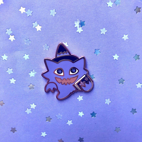 Ghost Cute Haunter Witch Enamel Pin