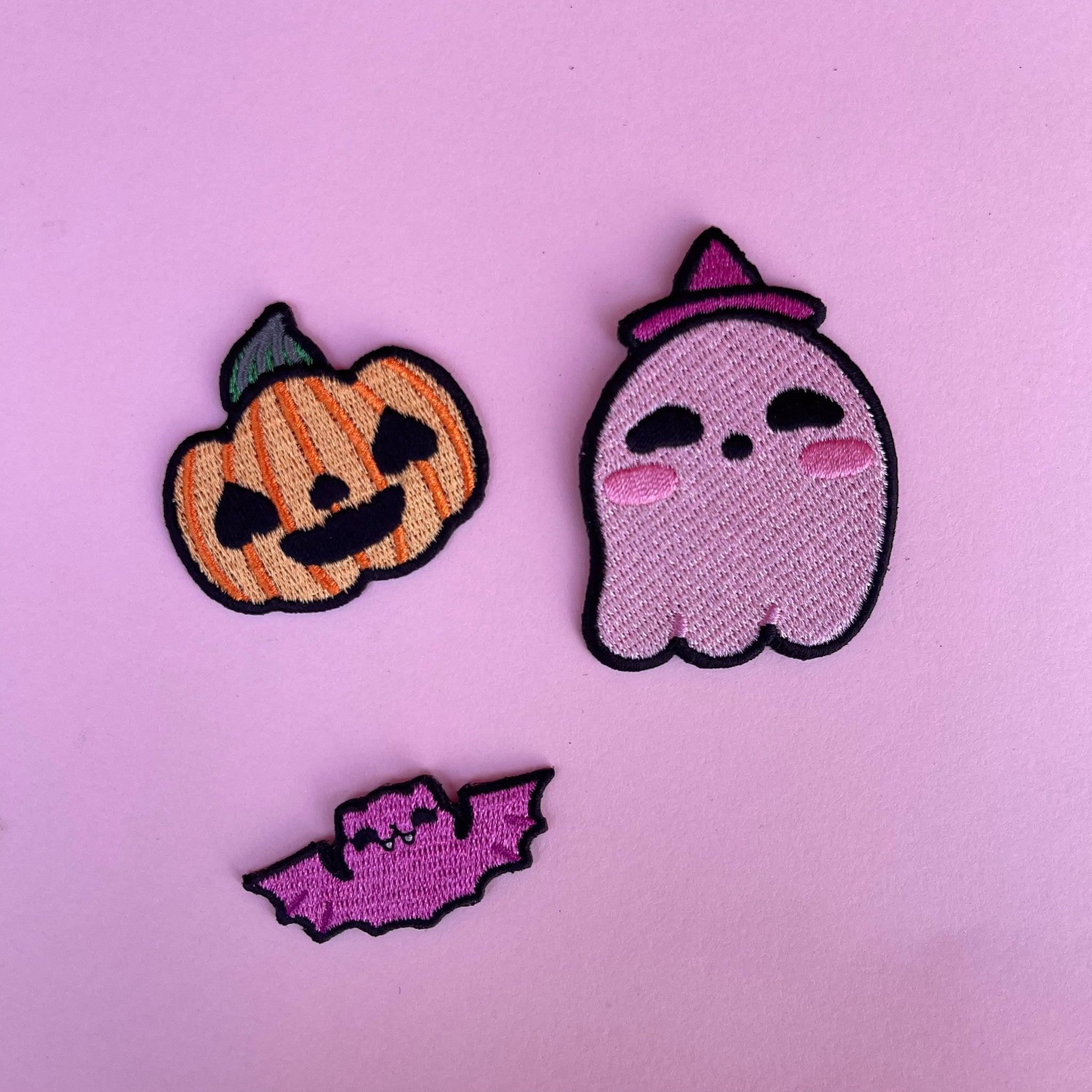 Halloween Mini Iron On Patches 3 Pack