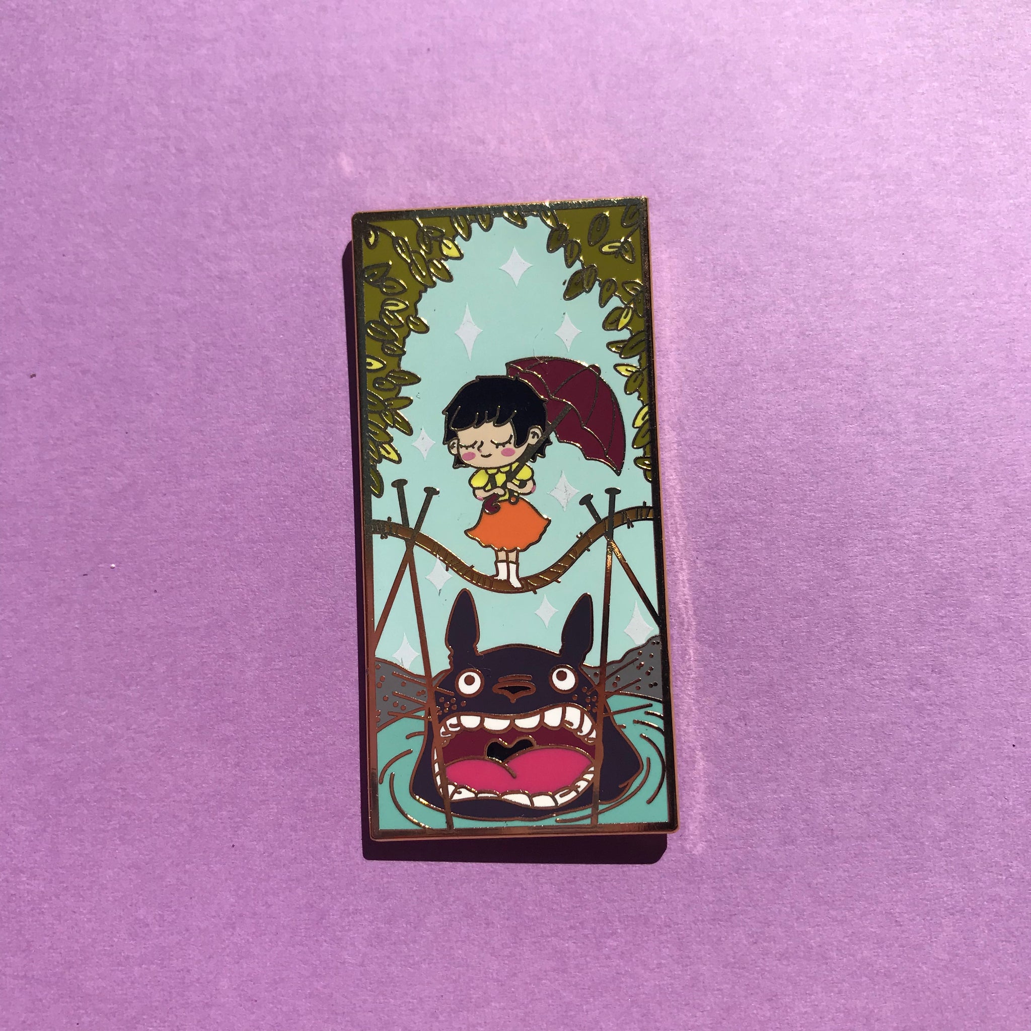 Haunted Mansion X Ghibli My Neighbor Totoro Pin